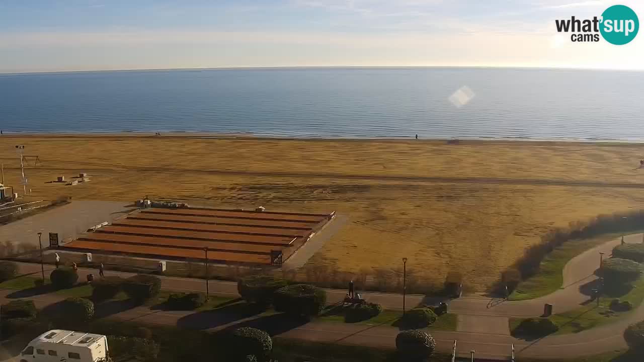 Plaža Bibione Spletna kamera – Italija