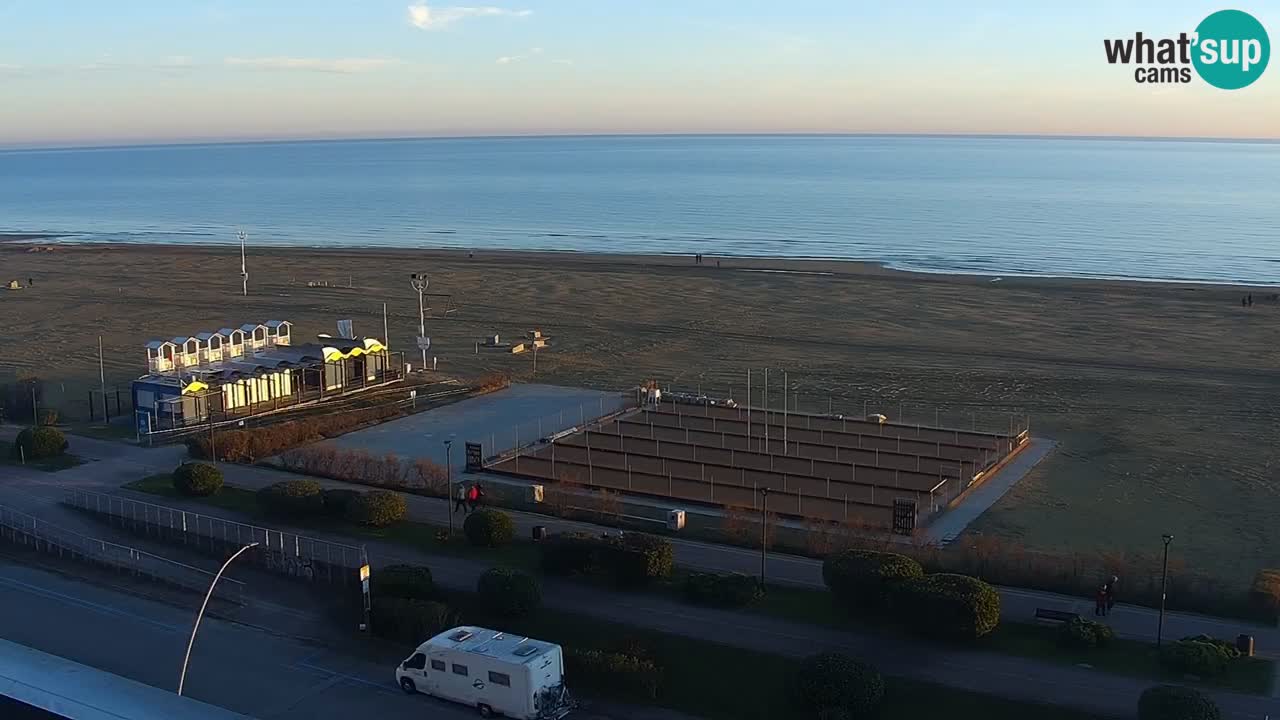 Plaža Bibione Spletna kamera – Italija