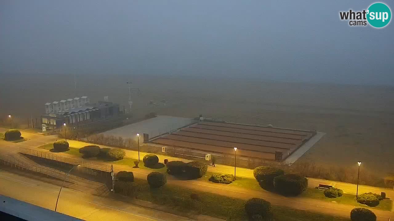 The beach of Bibione webcam – Italy