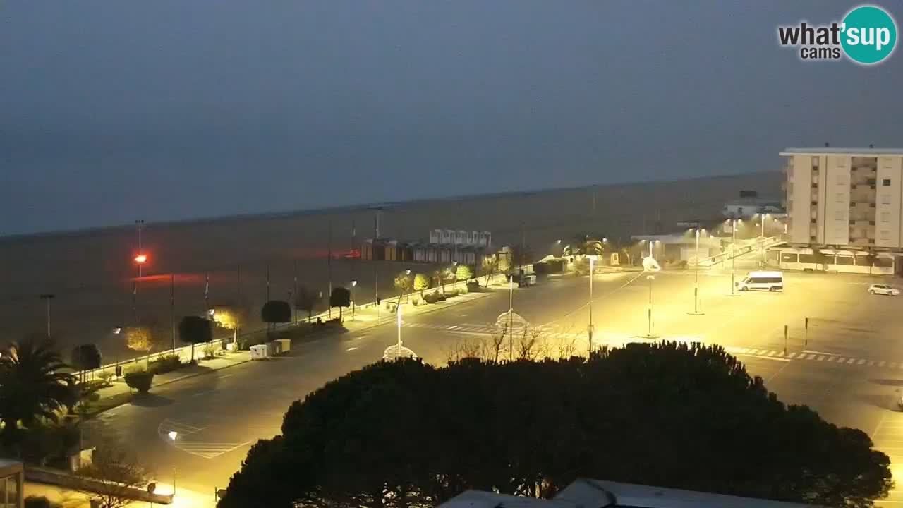 The beach of Bibione webcam – Italy