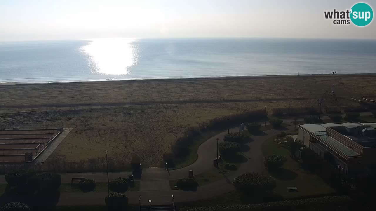 The beach of Bibione webcam – Italy