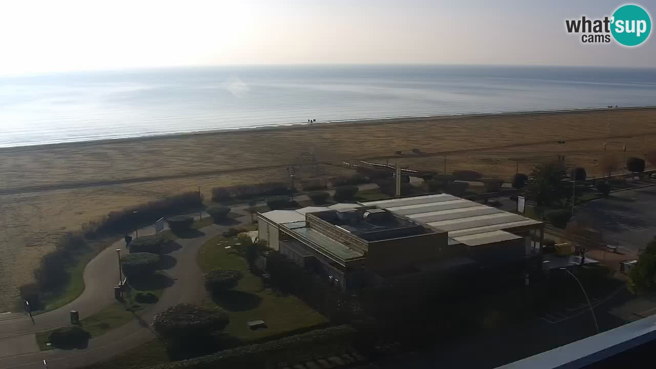 La spiaggia di Bibione webcam live e piazzale Zenit