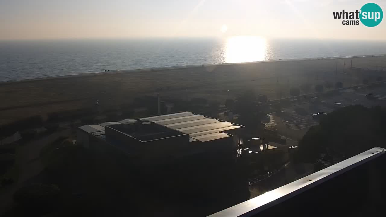 La spiaggia di Bibione webcam live e piazzale Zenit