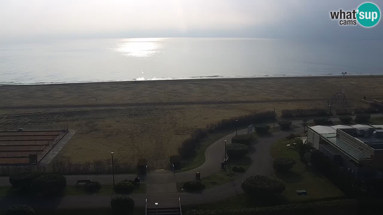 The beach of Bibione webcam – Italy