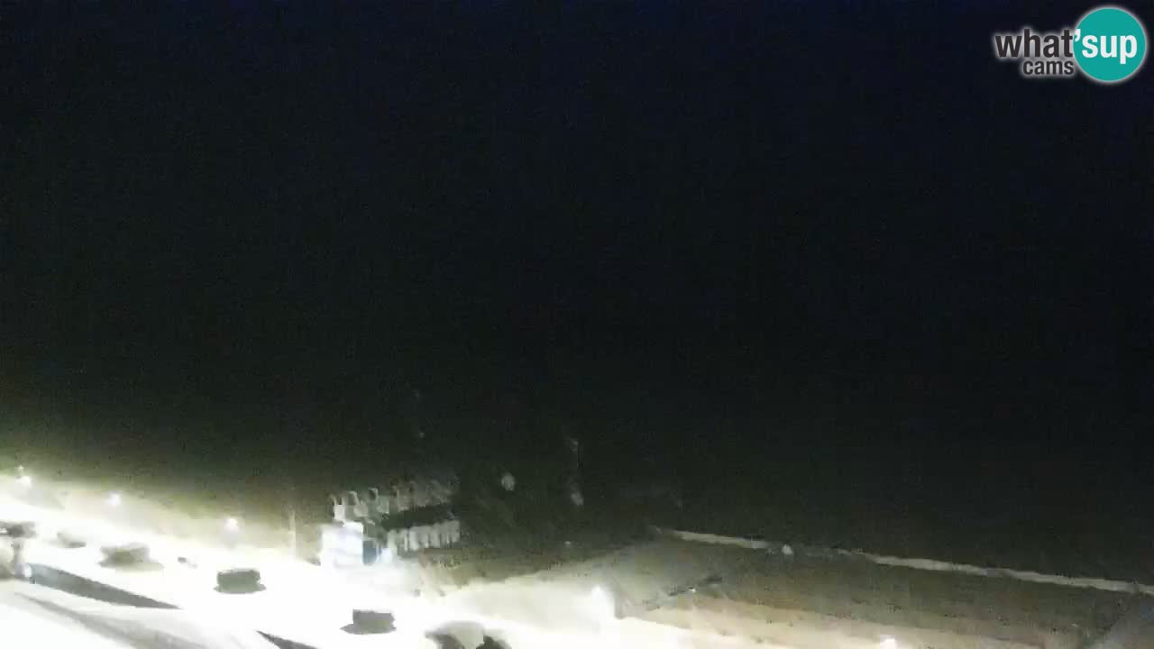 La spiaggia di Bibione webcam live e piazzale Zenit