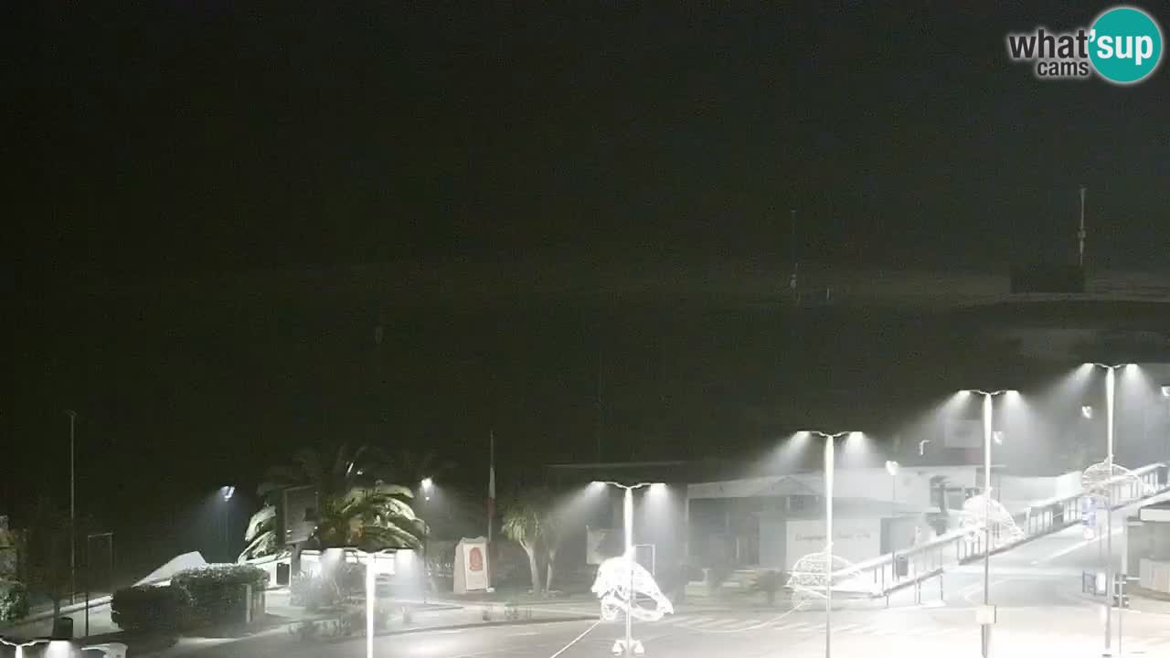 The beach of Bibione webcam – Italy