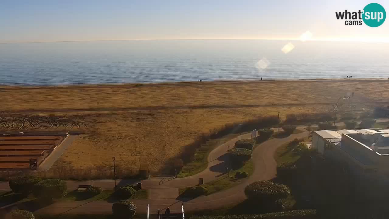 The beach of Bibione webcam – Italy