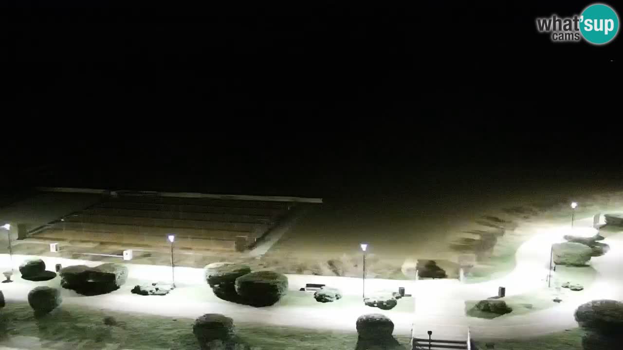 The beach of Bibione webcam – Italy