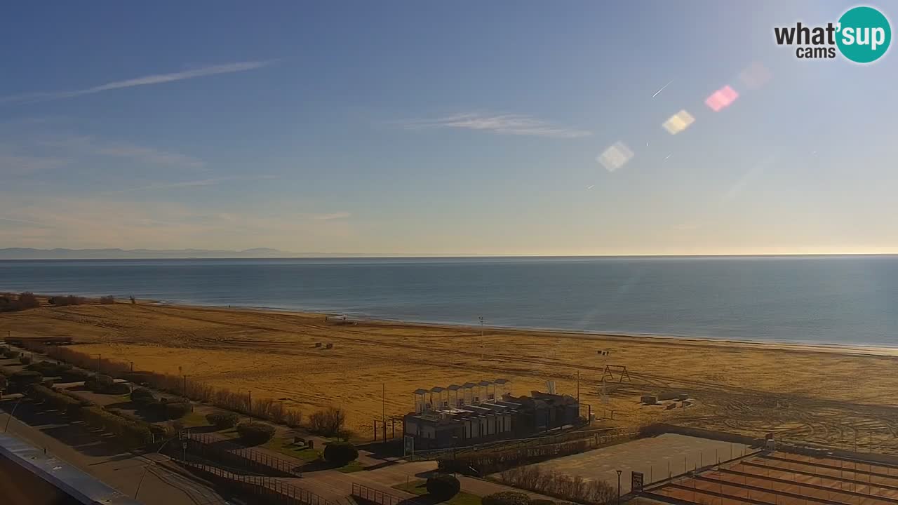 Plaža Bibione Spletna kamera – Italija