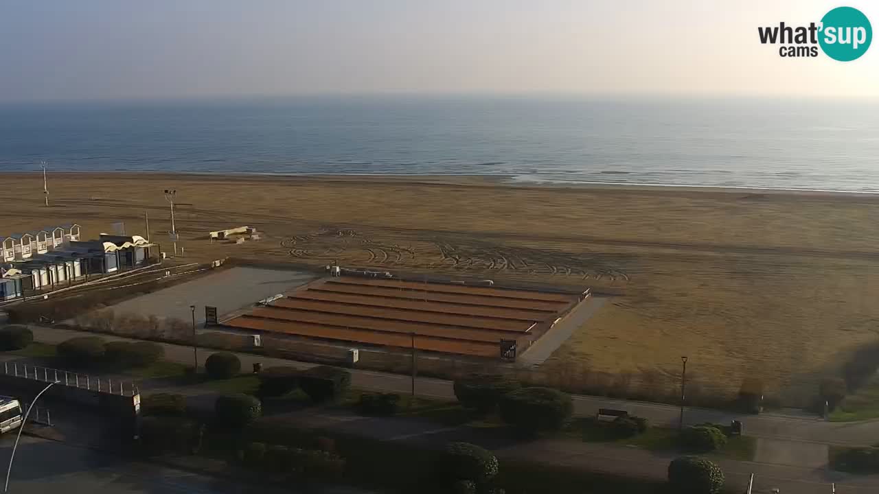 The beach of Bibione webcam – Italy