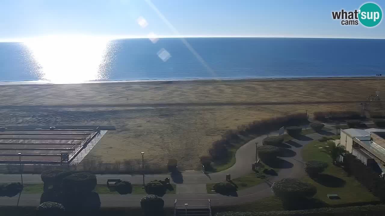 La camera en vivo de la playa de Bibione – Italia