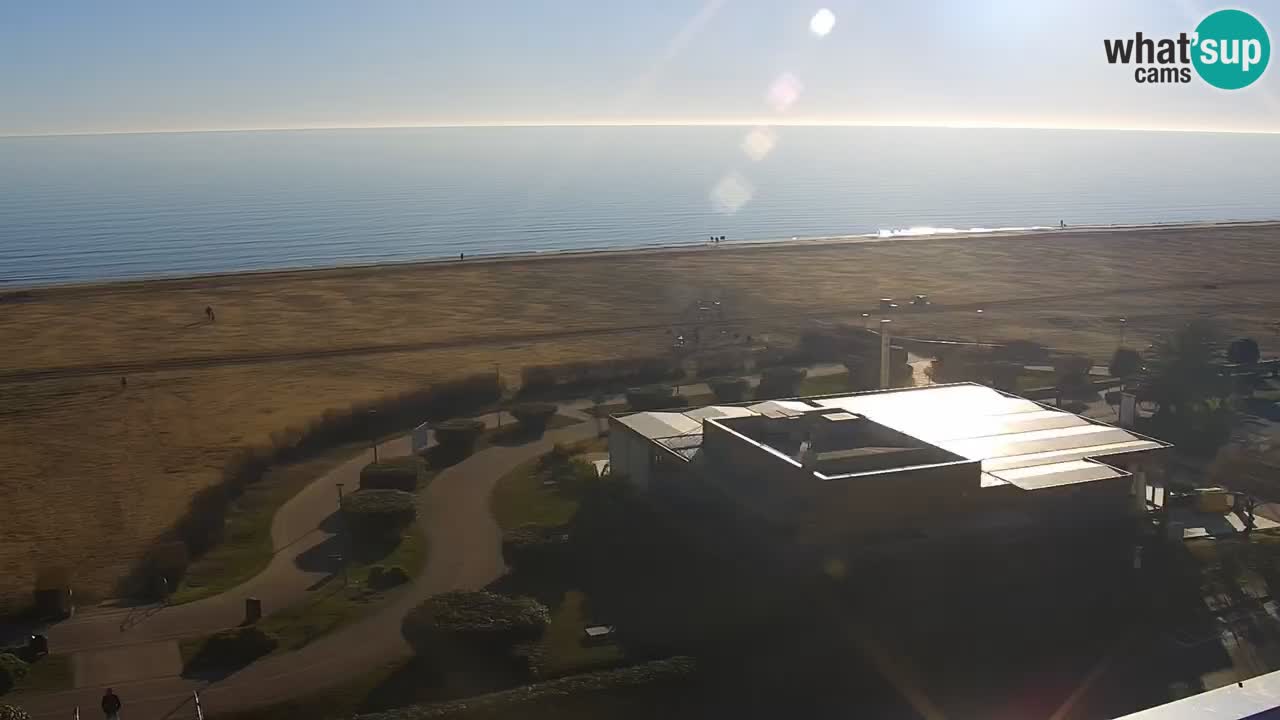 The beach of Bibione webcam – Italy