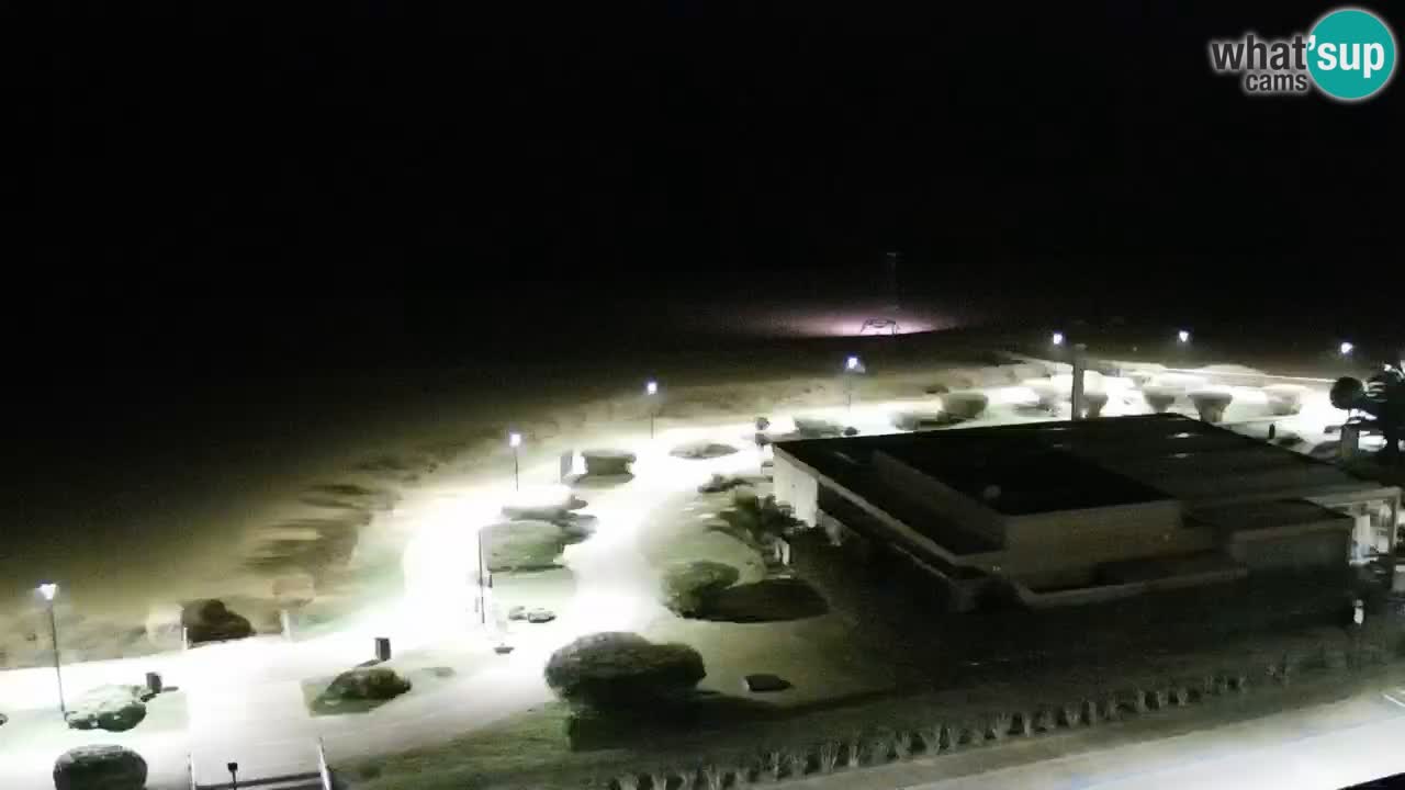 The beach of Bibione webcam – Italy