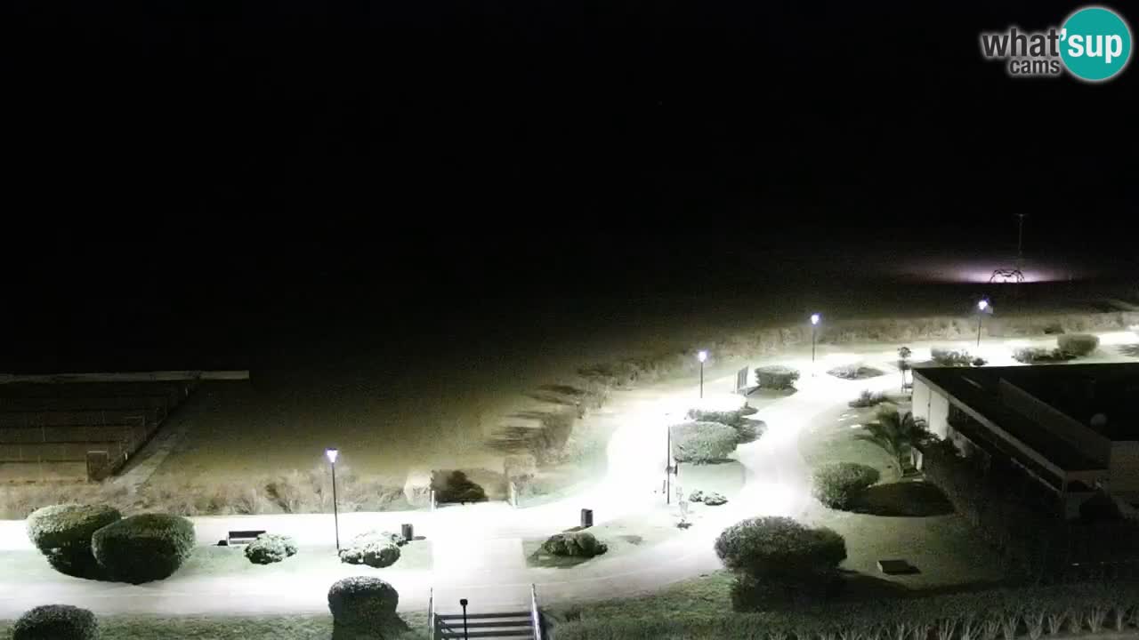 The beach of Bibione webcam – Italy