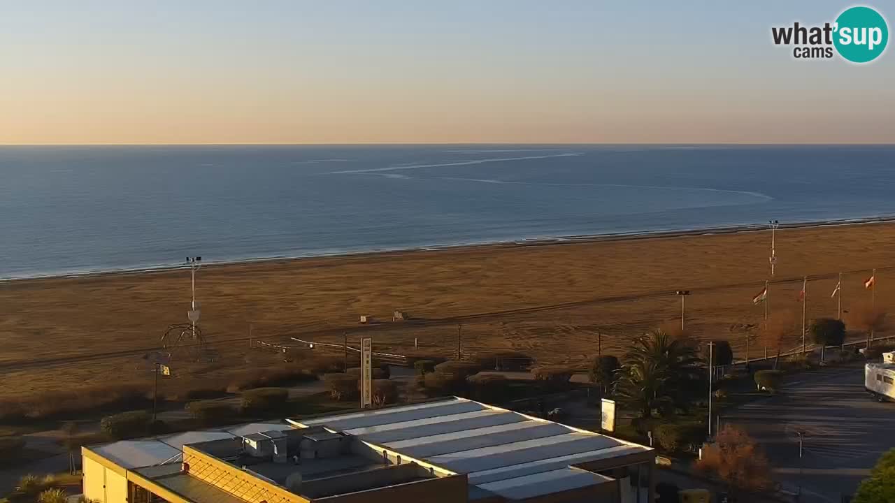 The beach of Bibione webcam – Italy