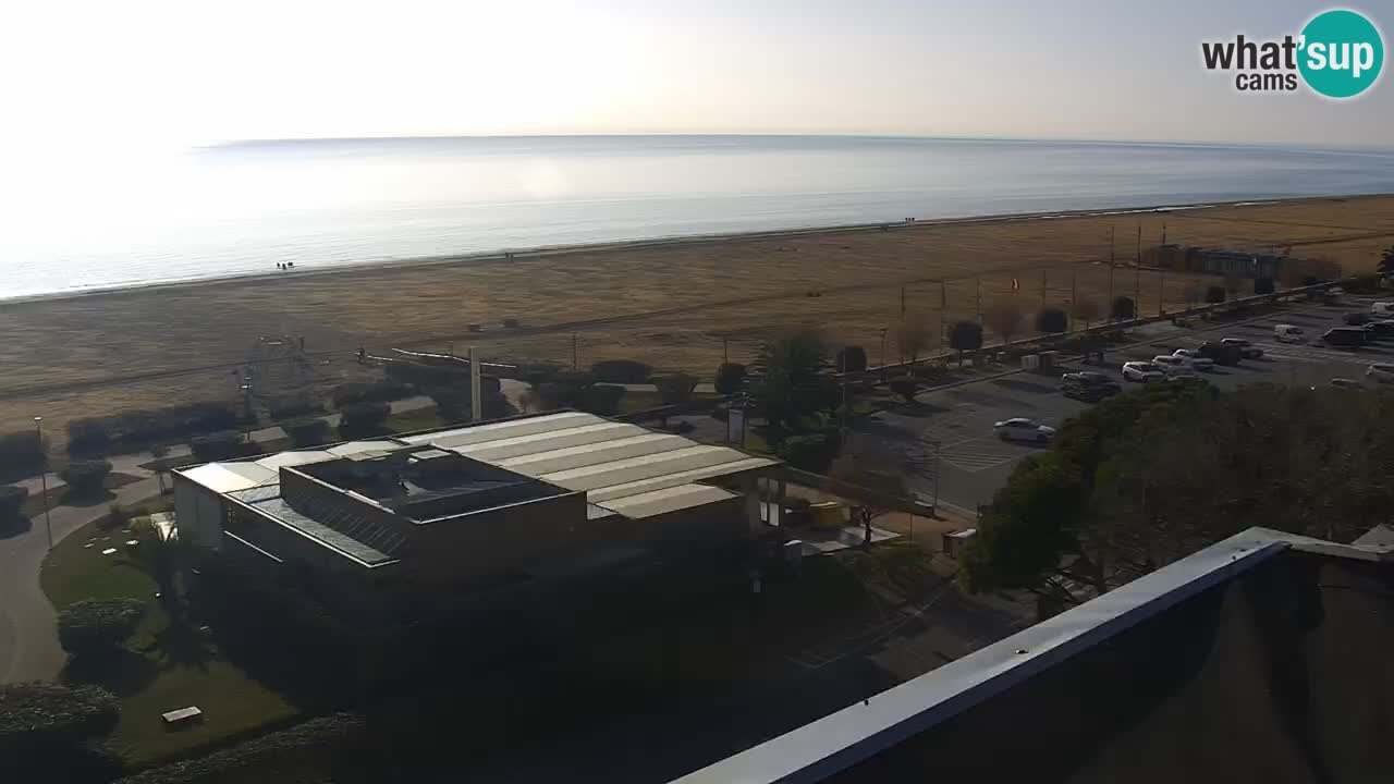 La spiaggia di Bibione webcam live e piazzale Zenit