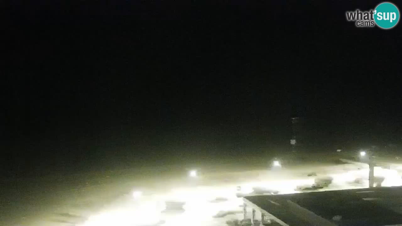 La spiaggia di Bibione webcam live e piazzale Zenit