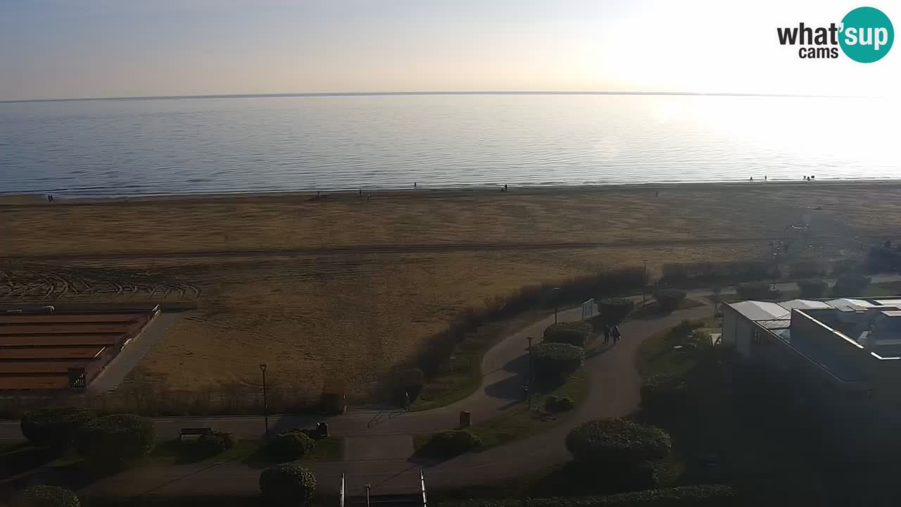 The beach of Bibione webcam – Italy