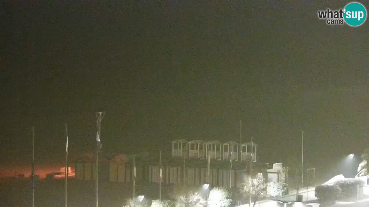La spiaggia di Bibione webcam live e piazzale Zenit