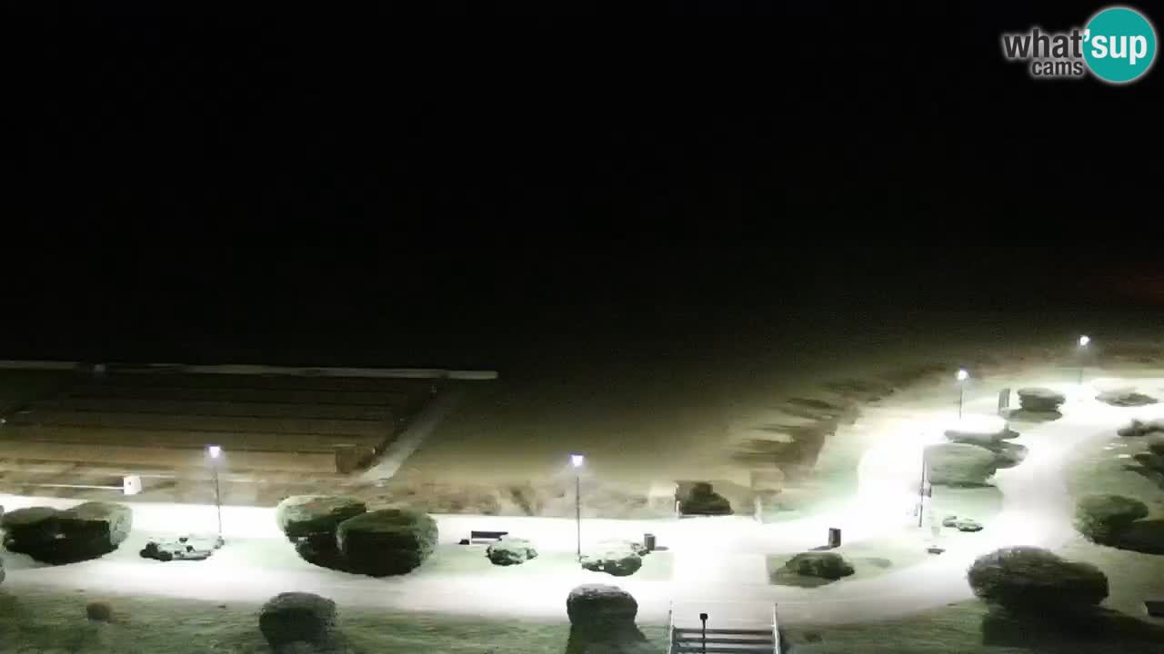 La camera en vivo de la playa de Bibione – Italia