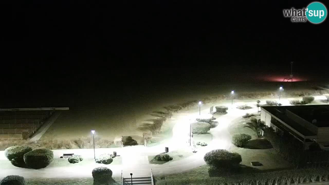 The beach of Bibione webcam – Italy