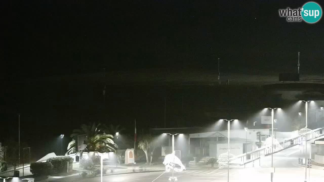 Plaža Bibione Spletna kamera – Italija