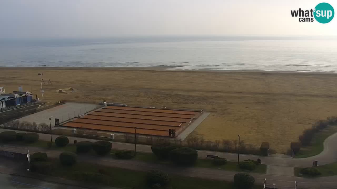 The beach of Bibione webcam – Italy