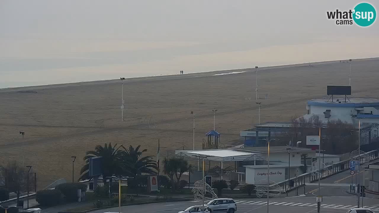 La camera en vivo de la playa de Bibione – Italia