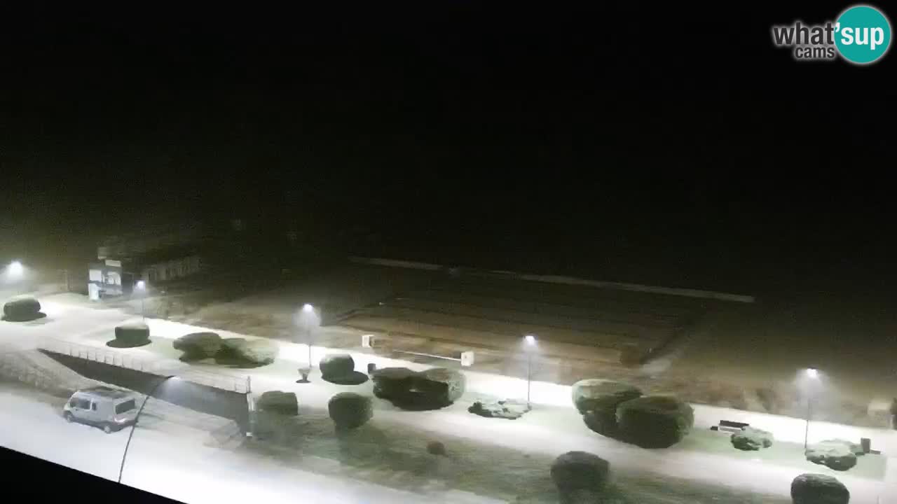 The beach of Bibione webcam – Italy