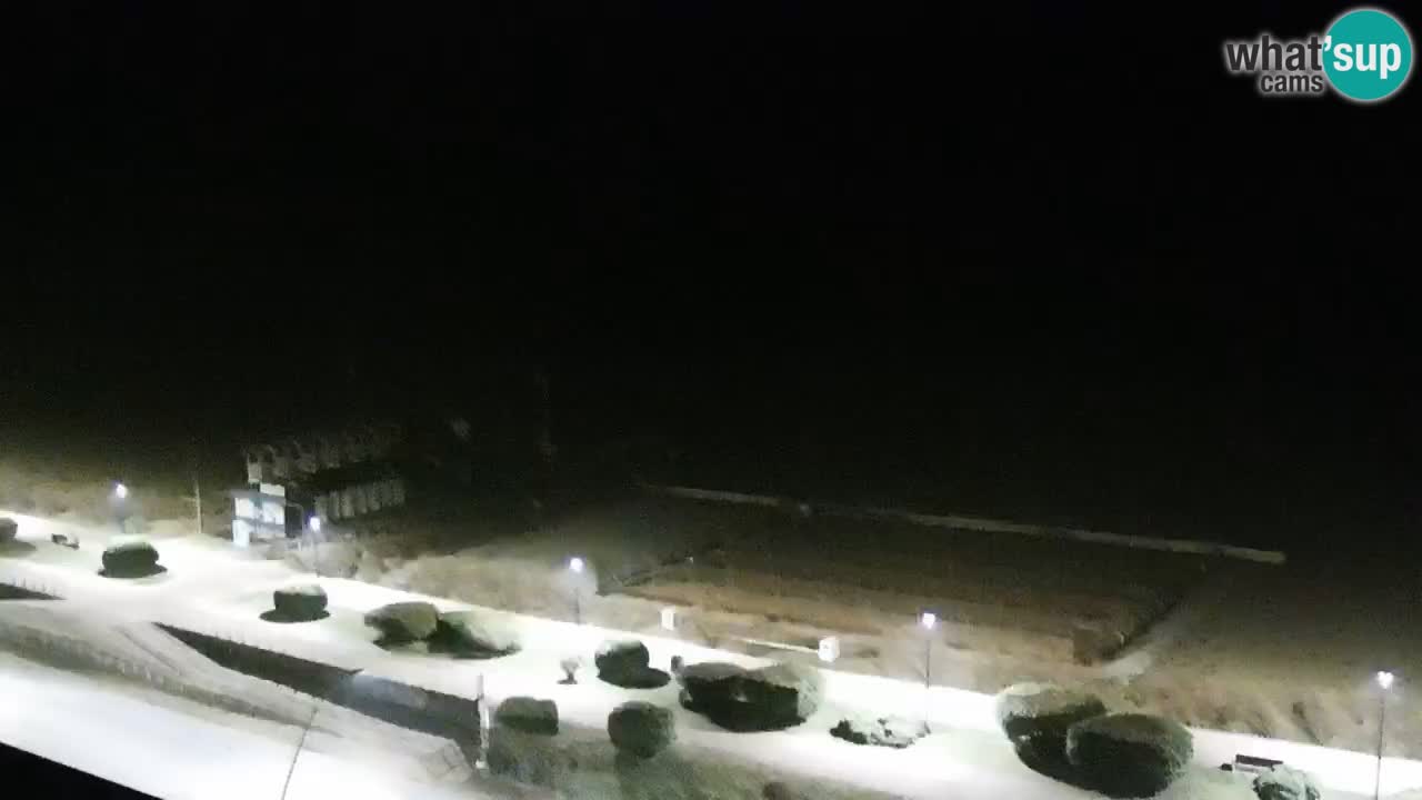 The beach of Bibione webcam – Italy
