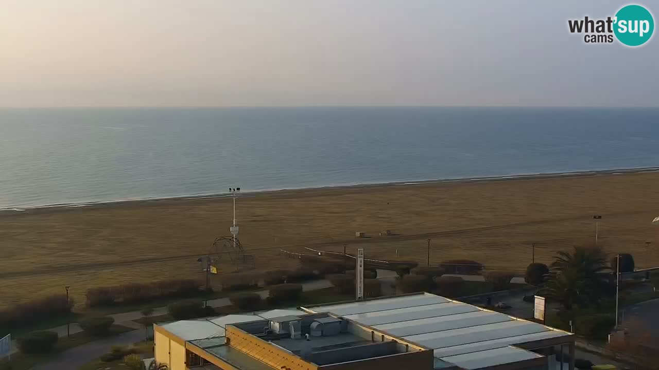 The beach of Bibione webcam – Italy