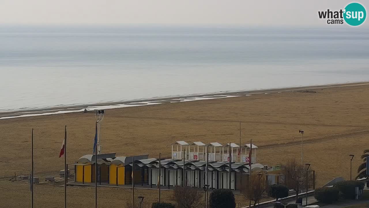 La camera en vivo de la playa de Bibione – Italia