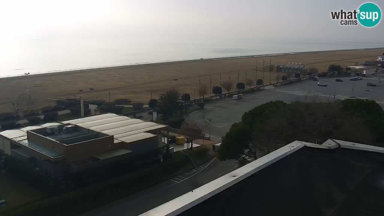 The beach of Bibione webcam – Italy