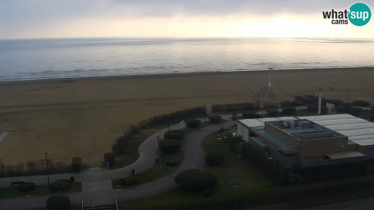 La spiaggia di Bibione webcam live e piazzale Zenit