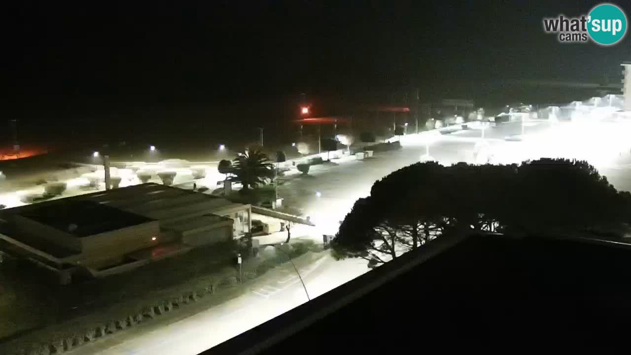 The beach of Bibione webcam – Italy