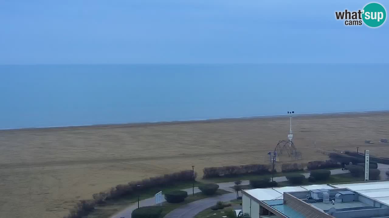 The beach of Bibione webcam – Italy