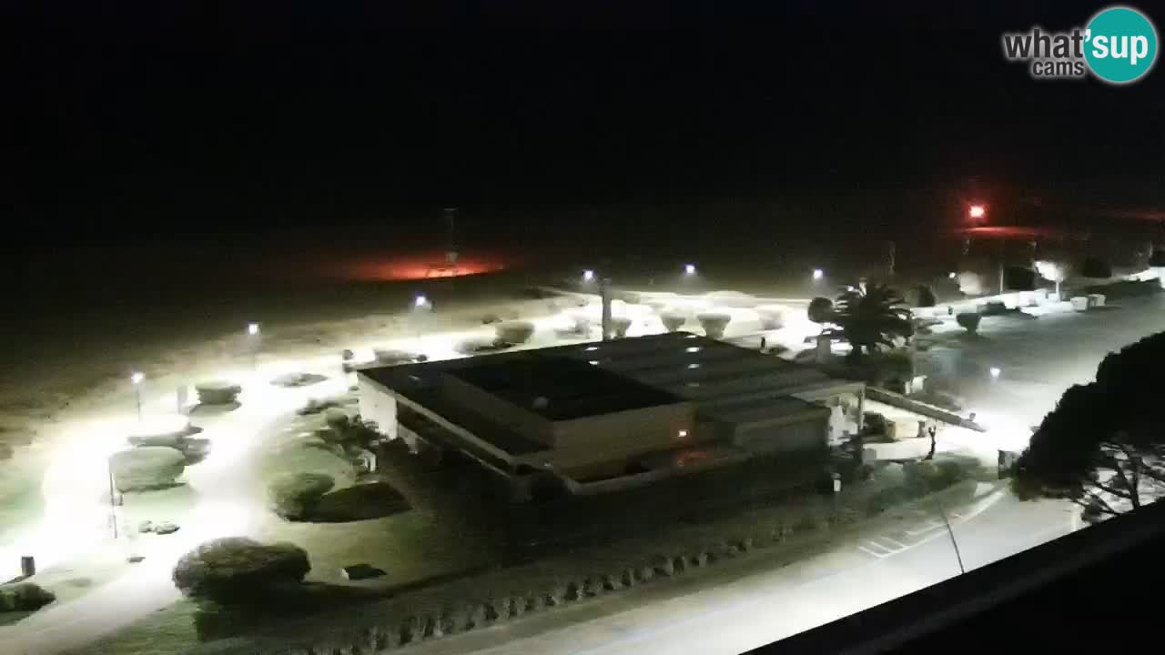 La spiaggia di Bibione webcam live e piazzale Zenit