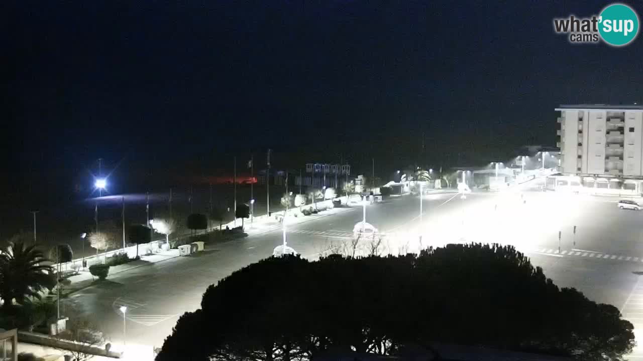 The beach of Bibione webcam – Italy