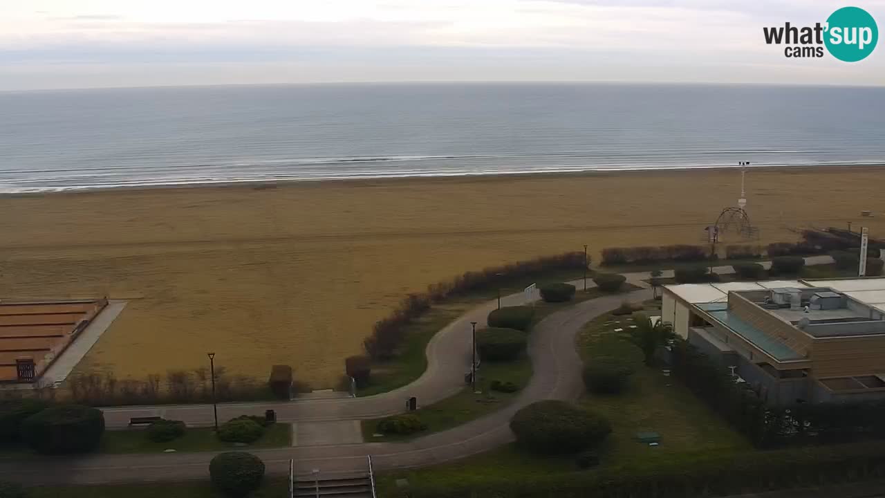 La spiaggia di Bibione webcam live e piazzale Zenit