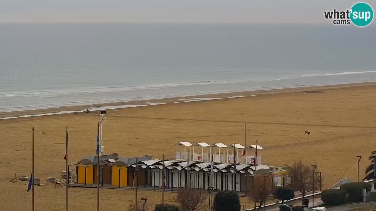 The beach of Bibione webcam – Italy
