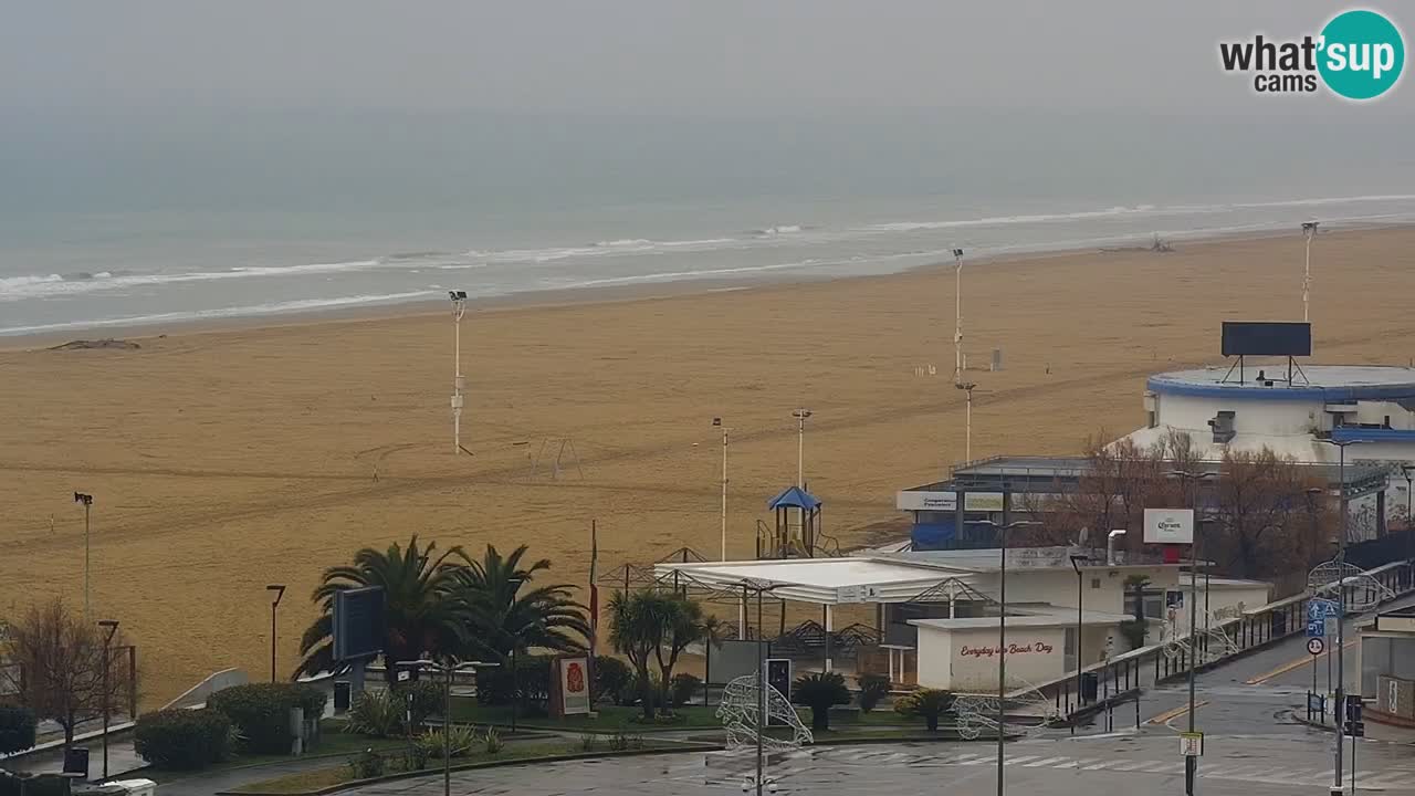 The beach of Bibione webcam – Italy
