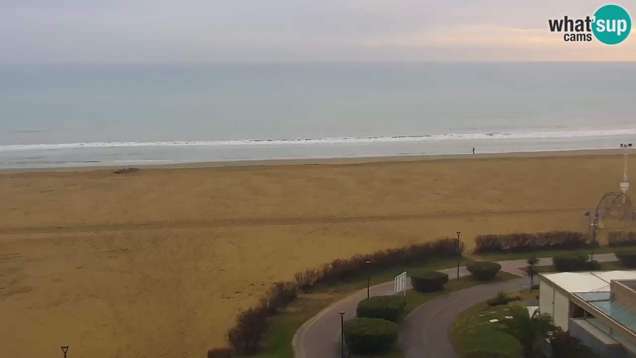 The beach of Bibione webcam – Italy