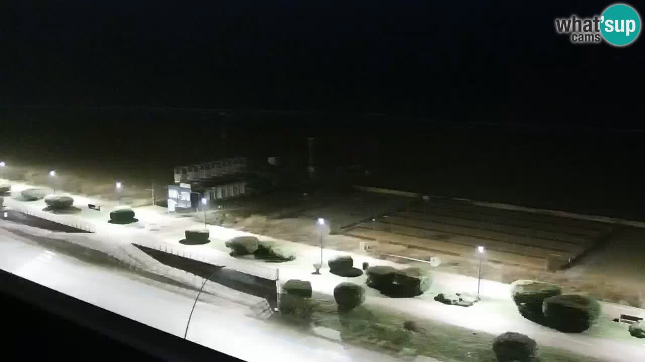 The beach of Bibione webcam – Italy