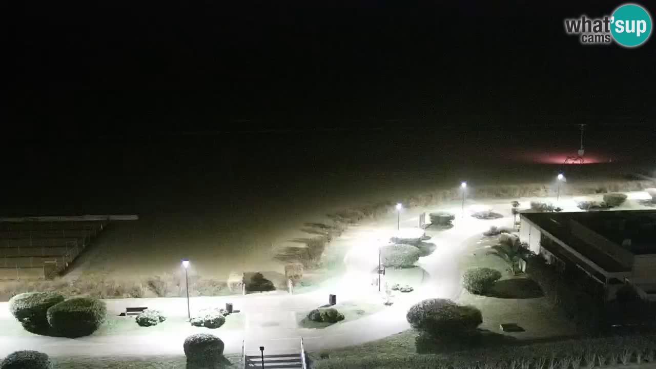 The beach of Bibione webcam – Italy