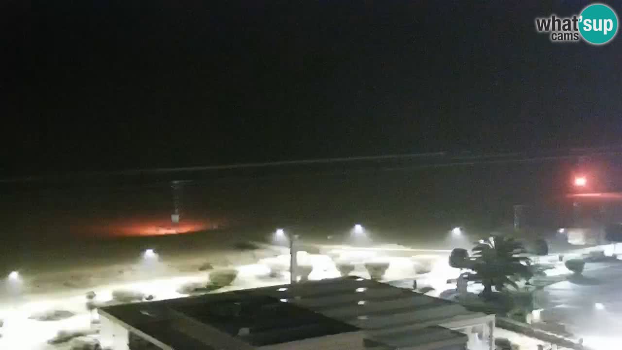 The beach of Bibione webcam – Italy