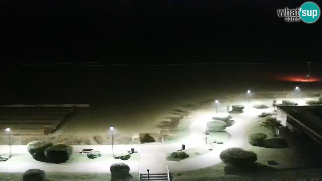 The beach of Bibione webcam – Italy