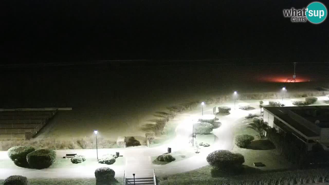 The beach of Bibione webcam – Italy