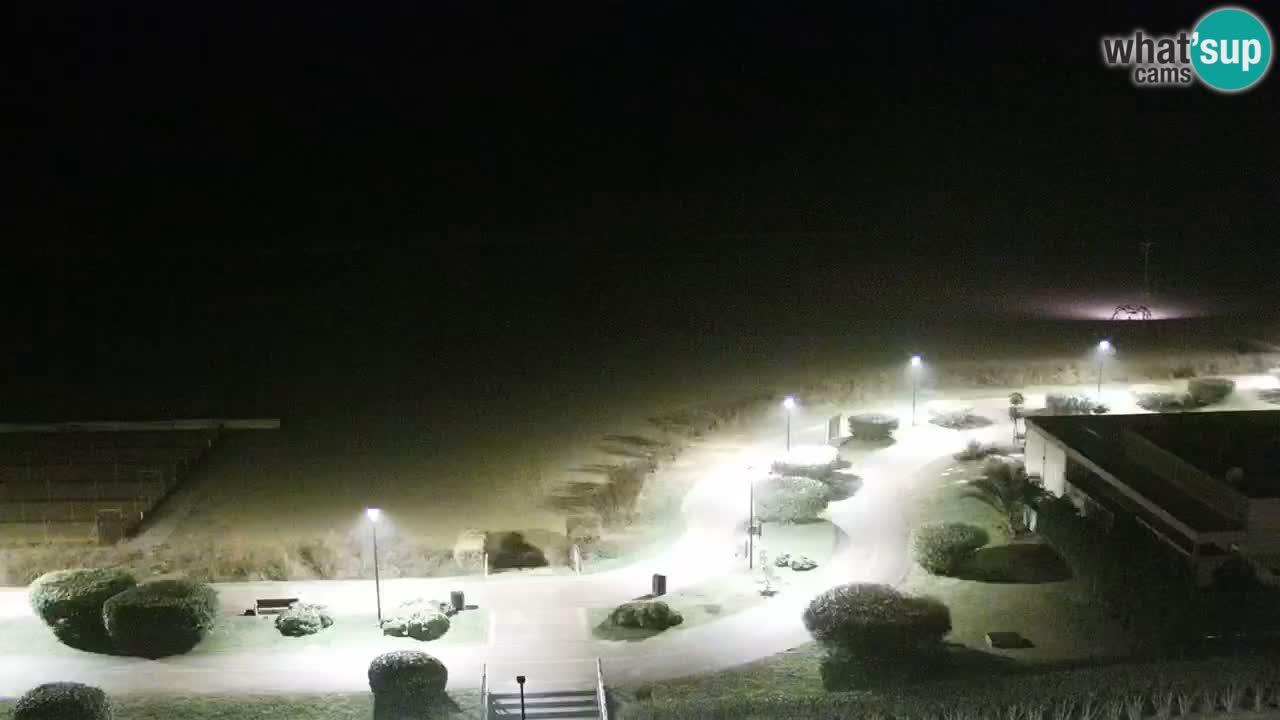 The beach of Bibione webcam – Italy