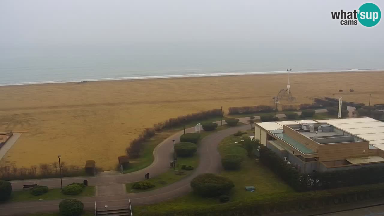 The beach of Bibione webcam – Italy