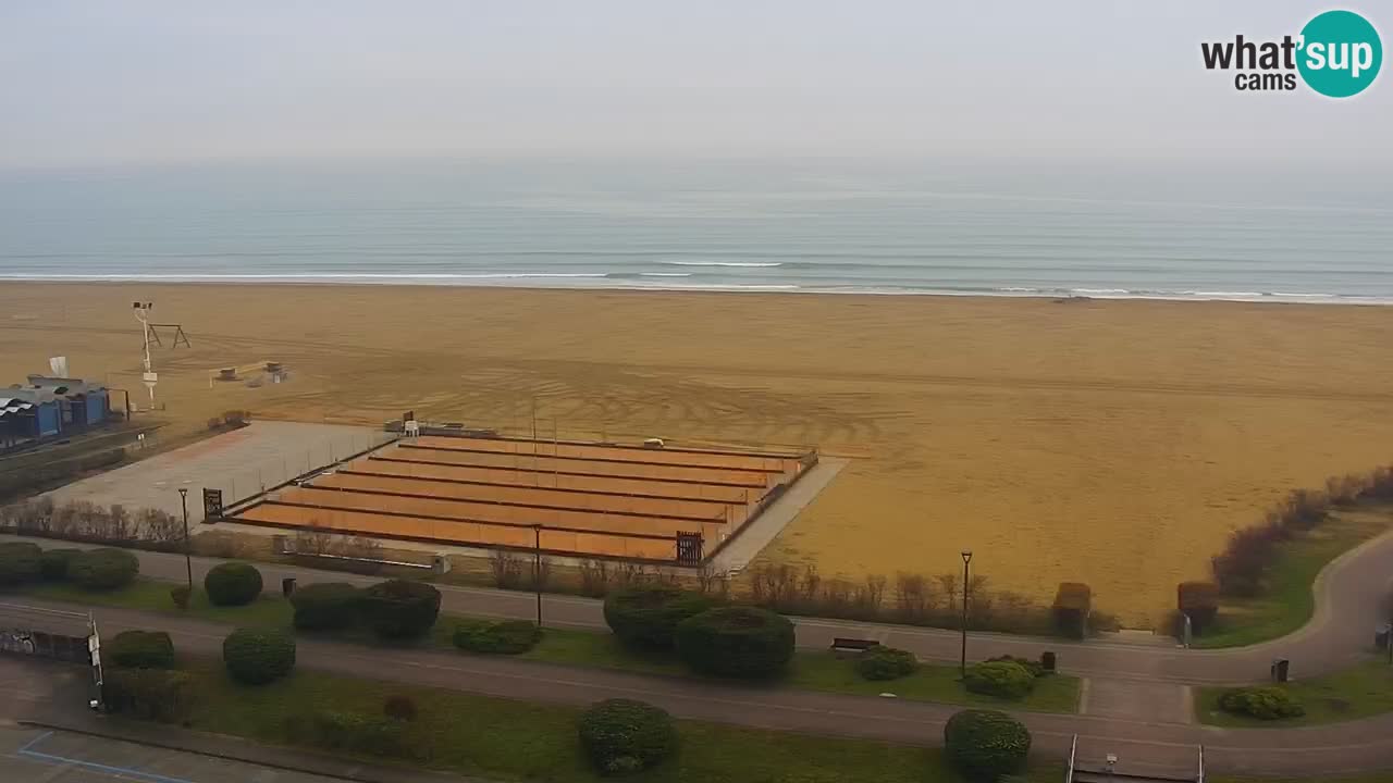 La camera en vivo de la playa de Bibione – Italia